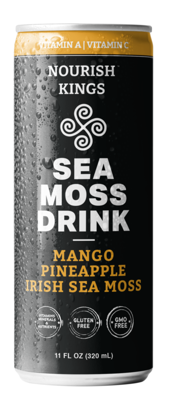 Mango Pineapple Irish Sea Moss drink can